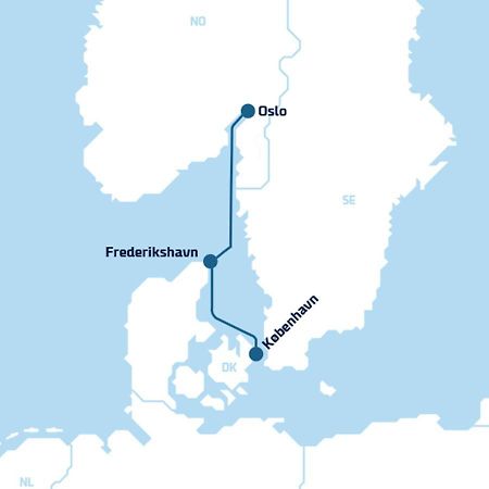 Dfds Ferry - Frederikshavn To Oslo Hotel Екстериор снимка